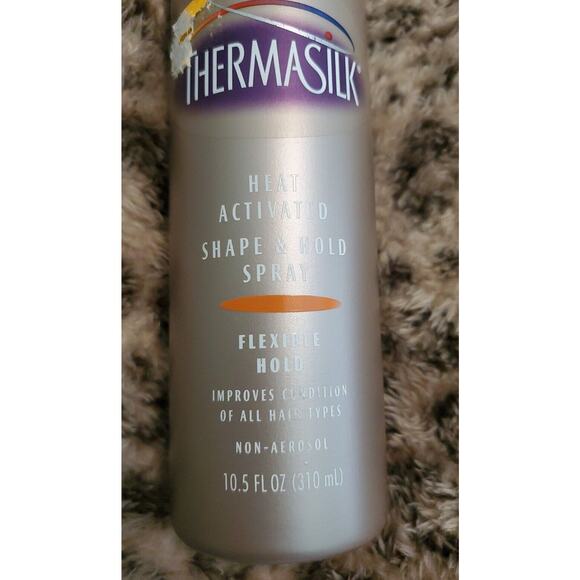 HELENE CURTIS THERMASILK HEAT ACTIVATED SHAPE & HOLD HAIR SPRAY Flexible Hold - Picture 2 of 4